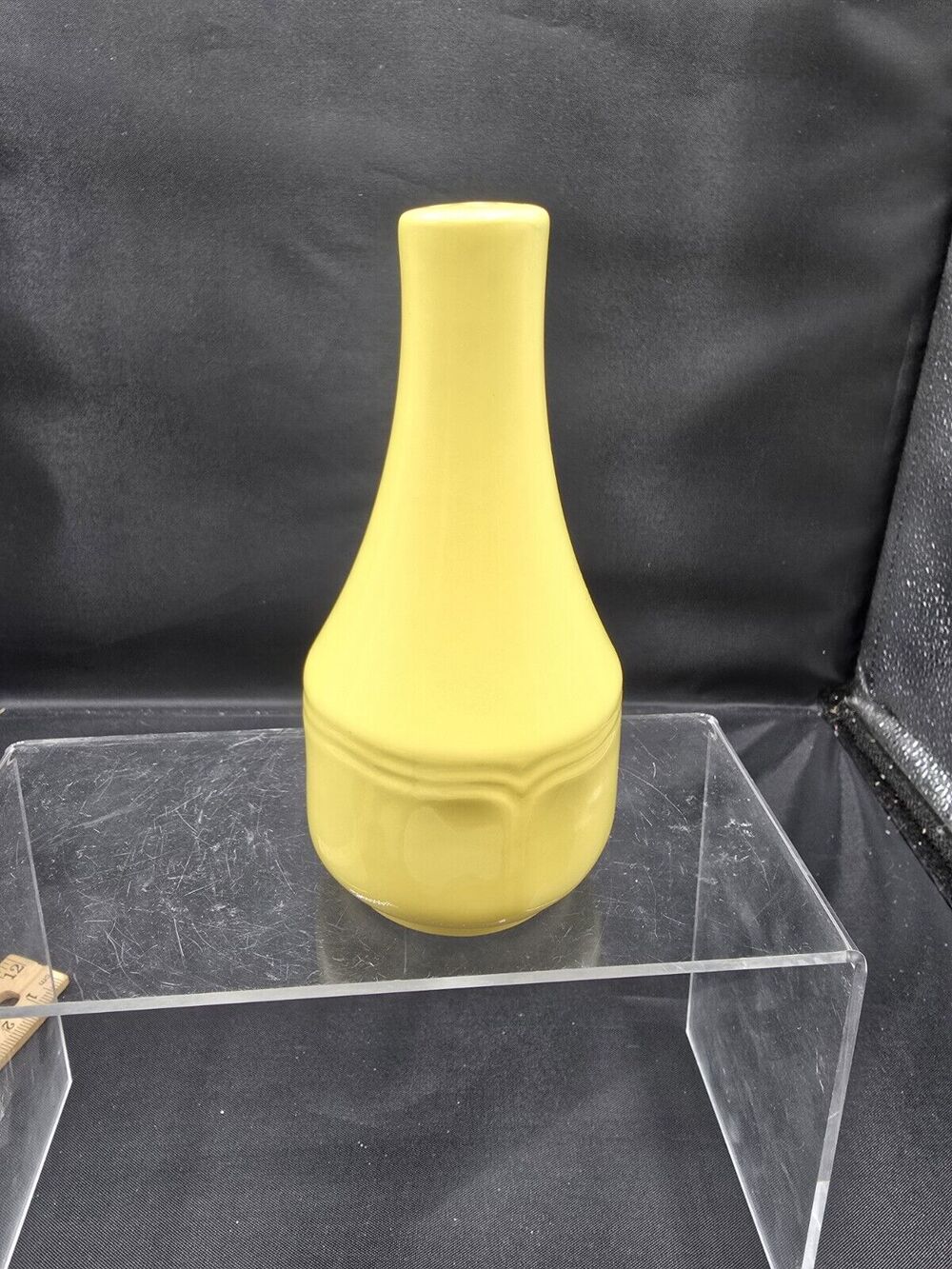 Vintage Federalist Ironstone Buttercup Yellow Ceramic Salt Or Pepper Shaker